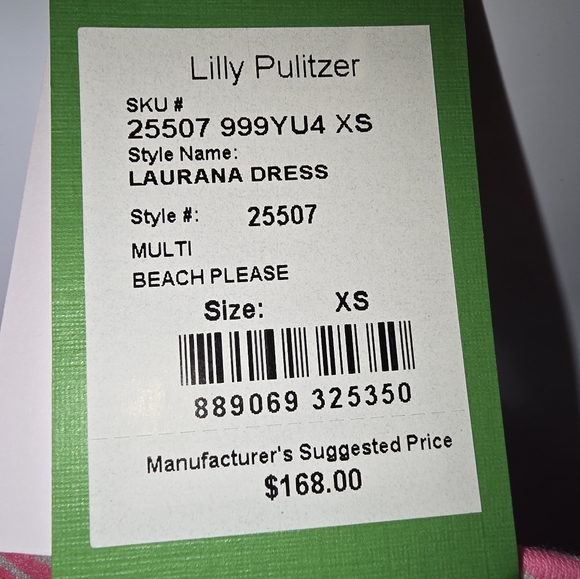 Lilly Pulitzer Laurana Dress Sz XS - Picture 2 of 3
